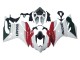 Migliori Carena Moto Ducati Panigale 899 2011-2014 - Bianco Rosso Nero Lucido