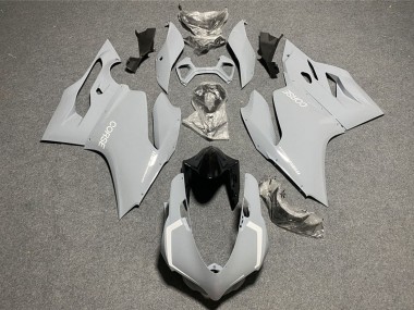 Migliori Carena Moto Ducati 1199 2011-2014 - Nardo Grigio Chiaro Bianco Corse