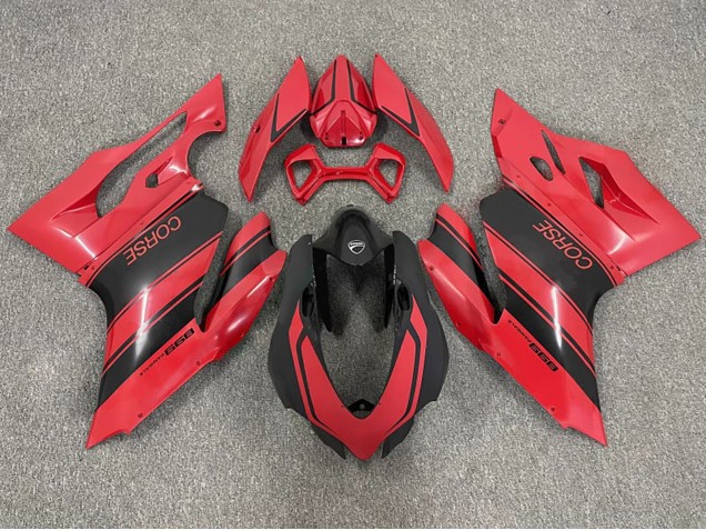 Migliori Carena Moto Ducati 999 2003-2004 - Rosso Nero Lucido Corse