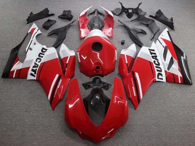 Migliori Kit Carena Moto ABS Ducati 959 2015-2020 - Bianco Rosso Nero Lucido