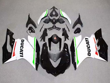 Migliori Carena Moto Ducati 1299 2015-2020 - Bianco Rosso Verde Nero Lucido