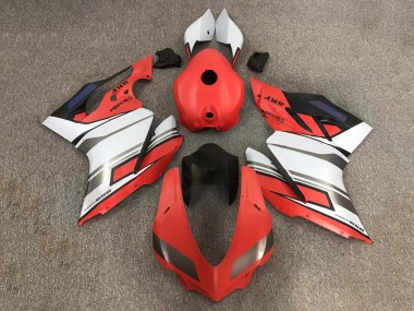 Migliori Carena Moto Ducati 959 2015-2020 - Bianco Rosso Argento Nero