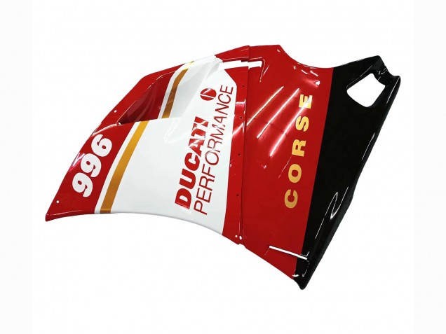 Migliori Carena Moto Ducati 996 1993-2005 - Bianco Rosso Oro Nero Lucido Corse Performance