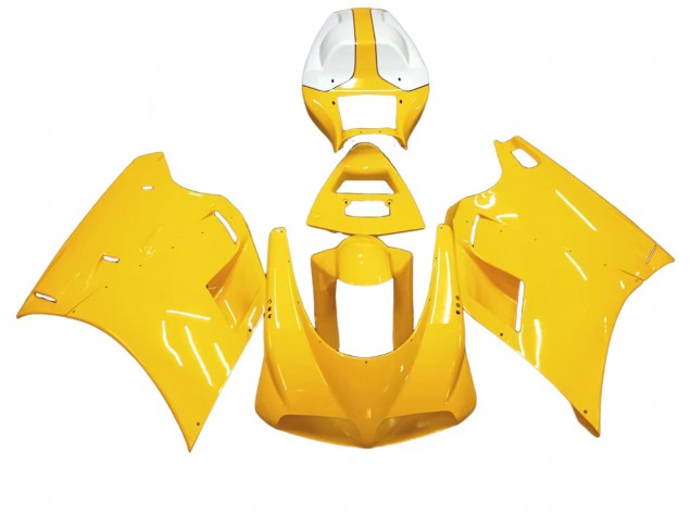 Migliori Carena Moto Ducati 748/916/996/998 1993-2005 - Bianco Giallo