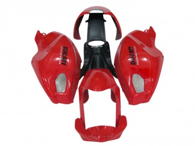 Migliori Carena Moto Ducati Monster 696 796 1100 1100S 2008-2012 - Rosso