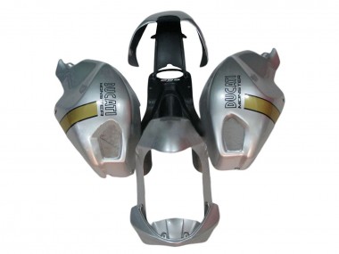 Migliori Carena Moto Ducati Monster 696 796 1100 1100S 2008-2012 - Argento Oro