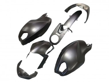 Migliori Carena Moto Ducati Monster 696 796 1100 1100S 2008-2012 - Nero Opaco