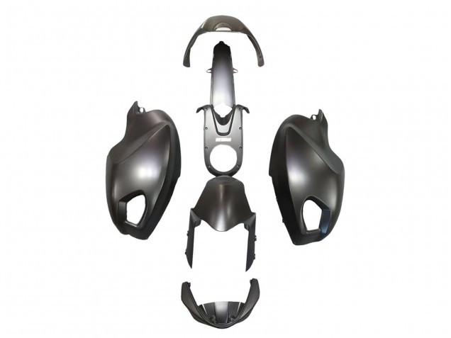 Migliori Carena Moto Ducati Monster 696 796 1100 1100S 2008-2012 - Nero Opaco