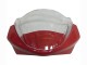 Migliori Carena Moto Ducati Monster 696 796 1100 1100S 2008-2012 - Rosso Bianco