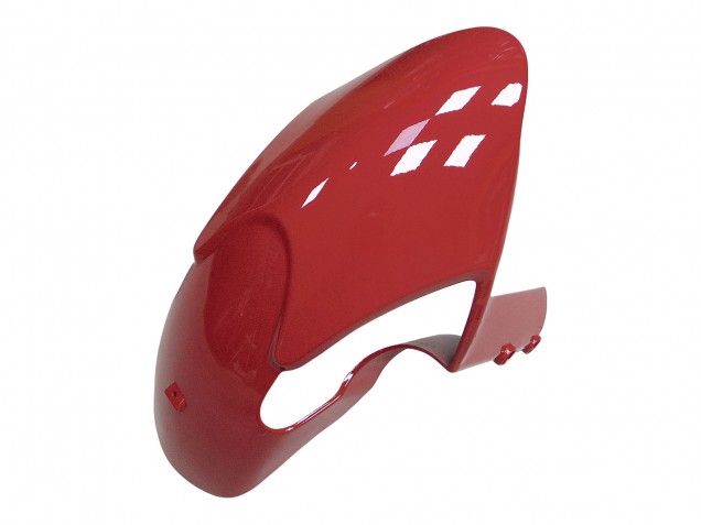 Migliori Carena Moto Ducati Monster 696 796 1100 1100S 2008-2012 - Rosso Bianco