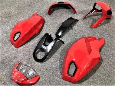 Migliori Carena Moto Ducati Monster 696 796 1100 1100S 2008-2012 - Rosso
