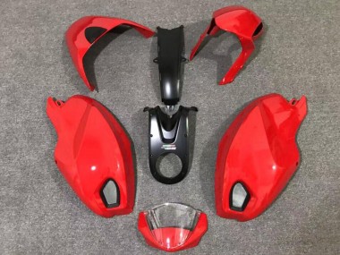 Migliori Carena Moto Ducati Monster 696 796 1100 1100S 2008-2012 - Rosso