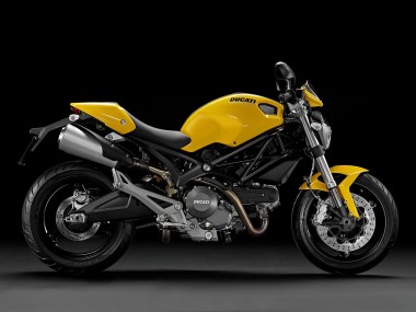 Migliori Carena Moto Ducati Monster 696 796 1100 1100S 2008-2012 - Giallo