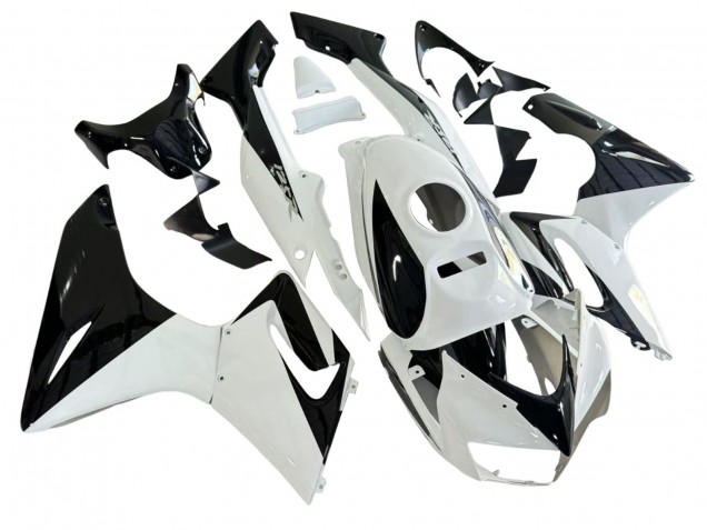 Migliori Carena Moto Honda CBR125R 2002-2006 - Bianco Nero Lucido