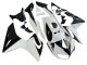 Migliori Carena Moto Honda CBR125R 2002-2006 - Bianco Nero Lucido