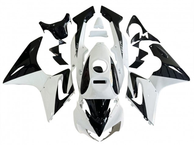 Migliori Carena Moto Honda CBR125R 2002-2006 - Bianco Nero Lucido
