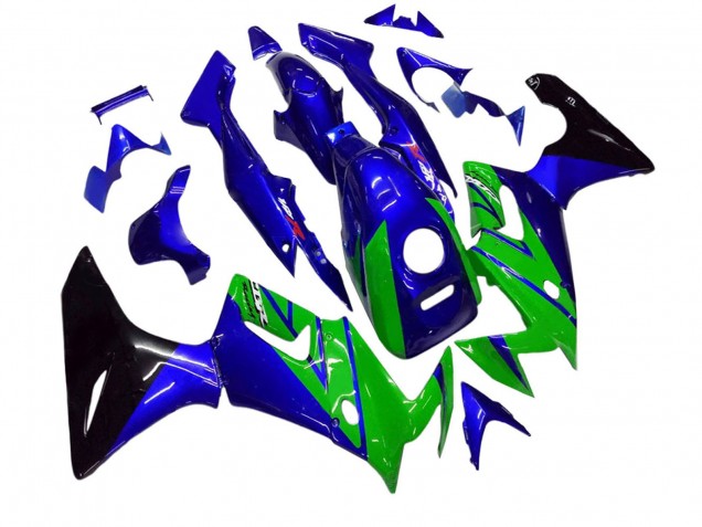 Migliori Carena Moto Honda CBR125R 2002-2006 - Blu Verde Nero Lucido