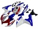 Migliori Carena Moto Honda CBR125R 2002-2006 - Bianco Blu Rosso
