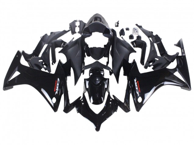 Migliori Carena Moto Honda CBR500R 2013-2015 - Nero Lucido Nero Opaco