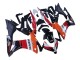 Migliori Carena Moto Honda CBR500R 2013-2015 - Arancia Bianco Rosso Nero Lucido Repsol 3