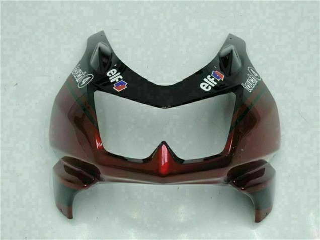Migliori Carena Moto Kawasaki EX250 2008-2012 - Nero Lucido Rosso Bordeaux