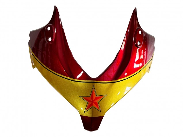 Migliori Carena Moto Honda CBR500R 2013-2015 - Rosso Blu Giallo Stella