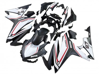 Migliori Carena Moto Honda CBR500R 2016-2018 - Bianco Rosso Nero Opaco