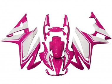 Migliori Carena Moto Honda CBR500R 2016-2018 - Rosa Bianco