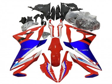 Migliori Carena Moto Honda CBR500R 2016-2018 - Bianco Rosso Blu