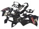 Migliori Carena Moto Honda VFR 800 1998-2001 - Nero Lucido Rosso Decal