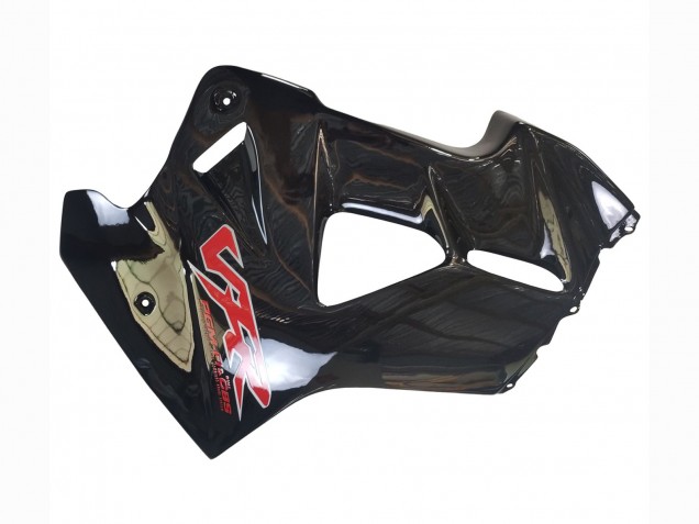 Migliori Carena Moto Honda VFR 800 1998-2001 - Nero Lucido Rosso Decal