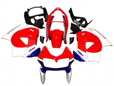 Migliori Carena Moto Honda VFR 800 1998-2001 - Bianco Rosso Blu