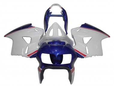 Migliori Carena Moto Honda VFR 800 1998-2001 - Bianco Blu Rosso