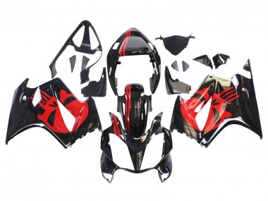 Migliori Carena Moto Honda VFR 800 2002-2013 - Nero Lucido Rosso
