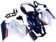 Migliori Carena Moto Honda VFR 800 2002-2013 - Bianco Rosso Blu Scuro