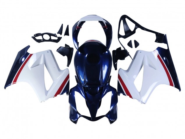 Migliori Carena Moto Honda VFR 800 2002-2013 - Bianco Rosso Blu Scuro