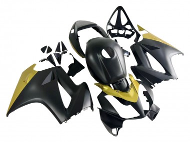 Migliori Carena Moto Honda VFR 800 2002-2013 - Giallo Nero Opaco
