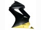 Migliori Carena Moto Honda VFR 800 2002-2013 - Giallo Nero Opaco