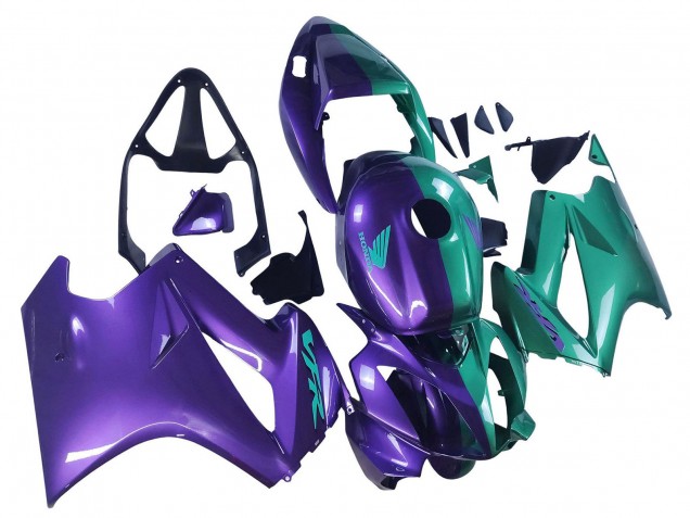 Migliori Carena Moto Honda VFR 800 2002-2013 - Viola Verde
