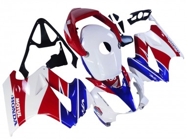 Migliori Carena Moto Honda VFR 800 2002-2013 - Bianco Rosso Blu Motul