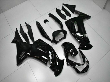 Migliori Carena Moto Kawasaki EX650 2006-2008 - Nero Lucido Bianco