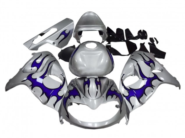 Migliori Carena Moto Suzuki TL1000R 1998-2003 - Argento Blu