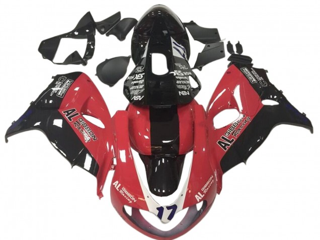 Migliori Carena Moto Suzuki TL1000R 1998-2003 - Rosso Nero Corsa 17
