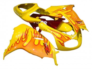 Migliori Carena Moto Suzuki TL1000R 1998-2003 - Giallo Rosso Fiamma