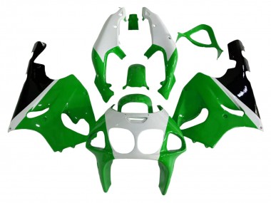 Migliori Carena Moto Kawasaki ZX7R 1996-2003 - Bianco Verde Nero