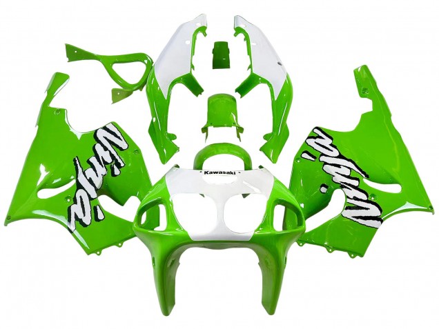 Migliori Carena Moto Kawasaki ZX7R 1996-2003 - Bianco Verde