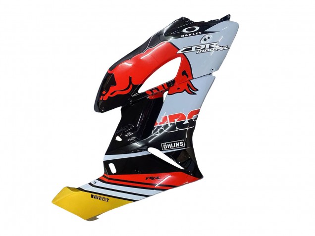 Migliori Carena Moto Honda CBR1000RR 2004-2005 - Giallo Rosso Bianco Lucido Red Bull Repsol HRC