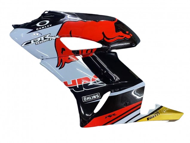 Migliori Carena Moto Honda CBR1000RR 2004-2005 - Giallo Rosso Bianco Lucido Red Bull Repsol HRC