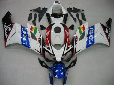 Migliori Carena Moto Honda CBR1000RR 2004-2005 - Bianco Blu Rosso Nero Lucido Stella EuroBet Lee