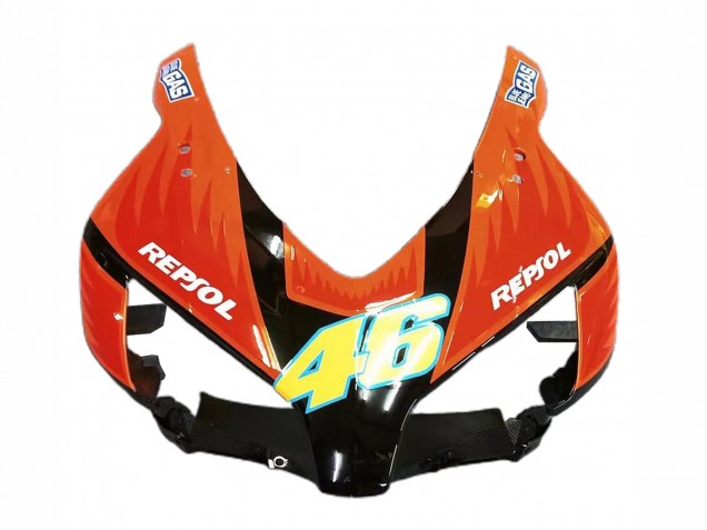 Migliori Carena Moto Honda CBR1000RR 2004-2005 - Giallo Arancia Nero Lucido Repsol Rossi 46